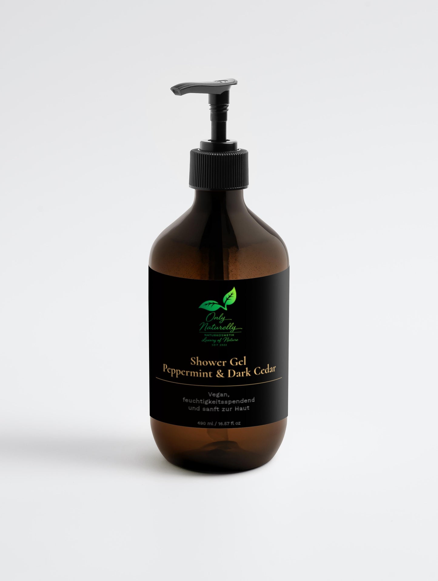 Shower Gel, Peppermint & Dark Cedar
