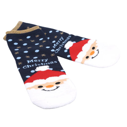 1 Paar weiche Damen Vintage Weihnachts-/Winter Socken