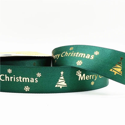 4,5 m / 25 mm Weihnachtsband (Geschenkband)