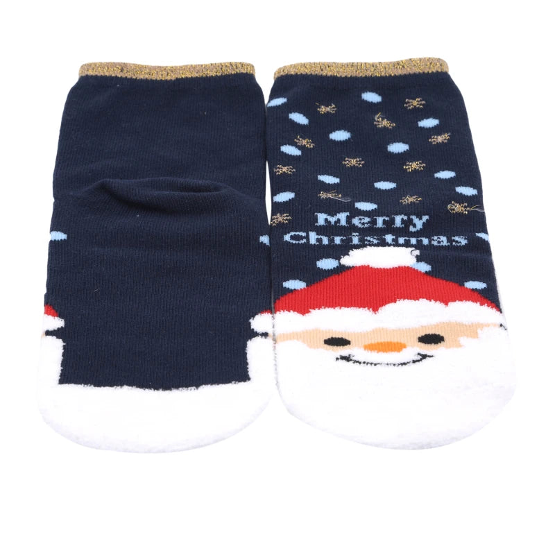 1 Paar weiche Damen Vintage Weihnachts-/Winter Socken