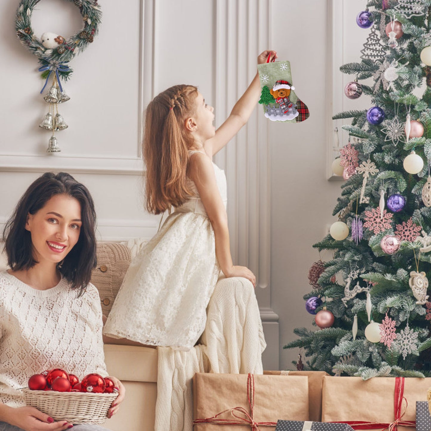 Weihnachtsgeschenktasche Kaminsocke