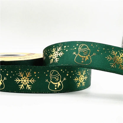 4,5 m / 25 mm Weihnachtsband (Geschenkband)