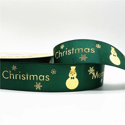 4,5 m / 25 mm Weihnachtsband (Geschenkband)