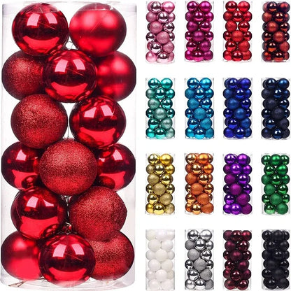 24/36pcs 3/4cm l Weihnachtsbaumkugeln