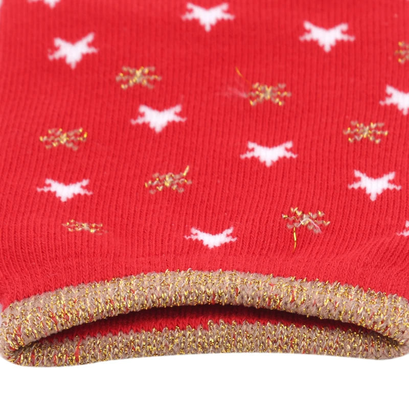 1 Paar weiche Damen Vintage Weihnachts-/Winter Socken