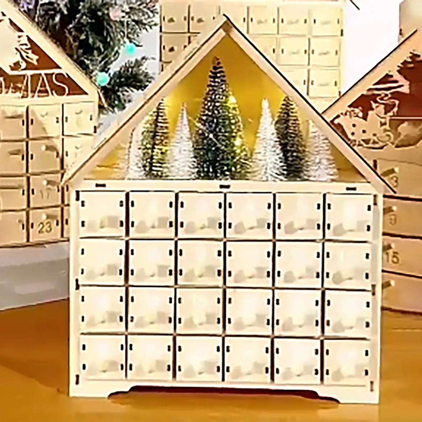 Adventskalender Holz