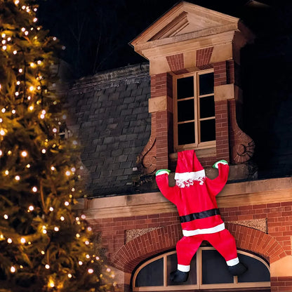 Weihnachtsmann-Dekoration, leuchtender Weihnachtsmann, für draußen und drinnen