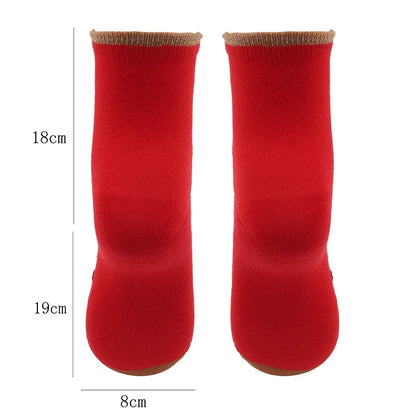 1 Paar weiche Damen Vintage Weihnachts-/Winter Socken